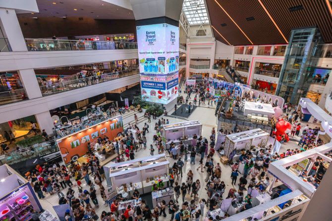 필리핀 마닐라에서 개최된 ‘코리아 트래블 피에스타’ 현장. 한국관광공사