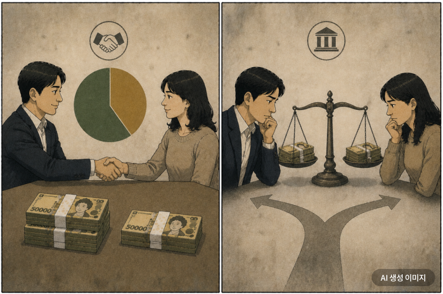 "Multi-Million Won Performance Bonus Revealed Right Before Divorce... Can It Be Divided?"