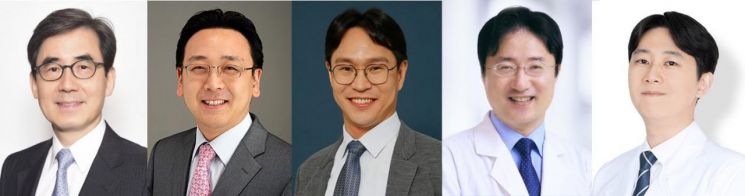 왼쪽부터 서울대병원 의생명연구원 김효수 교수, 순환기내과 박경우·강지훈·양한모 교수, 보라매병원 순환기내과 박성준 교수. 서울대병원