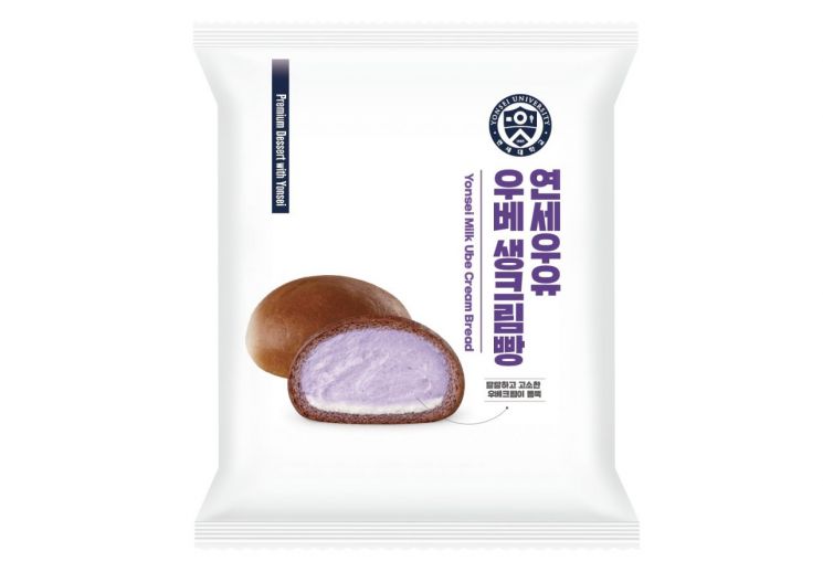 지난달 29일 연세유업이 내놓은 '연세우유 우베 생크림빵'. 연세유업 제공
