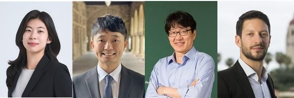 (왼쪽부터) KAIST 생명화학공학과 윤지수 박사과정생, 스탠포드대 재료공학과 오진원(Jinwon Oh) 박사, KAIST 생명화학공학과 정희태 석좌교수, 스탠포드대 화학공학과 마테오 카르넬로(Matteo Cargnello) 교수. KAIST