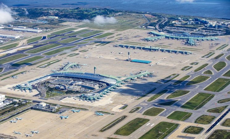 인천공항 전경사진. 인천국제공항공사