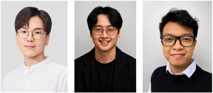 왼쪽부터 국민대 화학과 이찬우 교수, 드위 삭티 알디안토 프라타마 박사과정(제1저자), 안디 할얀토 박사과정. 국민대학교
