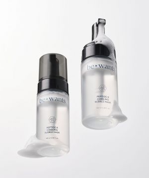 HK이노엔의 슬로에이징 스킨케어 브랜드 '비원츠(bewants)' 신제품 '펩타이드-X 쿨링 버블 마스크'. HK이노엔