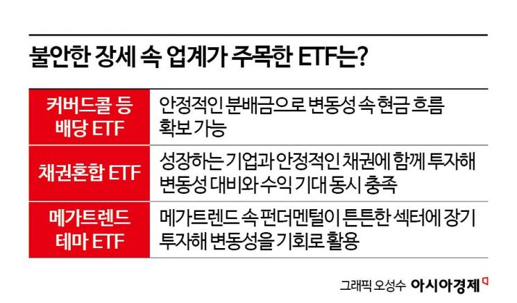 오를까 떨어질까 불안하다면…"주가 출렁여도 따박따박" 전문가 추천 ETF