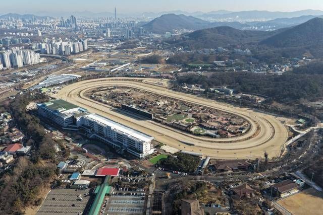 정부가 지난달 1·29 부동산 대책 일환으로 주택을 공급하겠다고 밝힌 마사회 소유의 경마장(렛츠런파크, 115만㎡) 부지. 연합뉴스