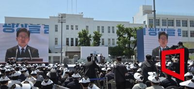 18일 오전 제46주년 5·18 민주화운동 기념식이 최후항쟁지였던 광주 동구 금남로 옛 전남도청 앞 5·18민주광장에서 거행되고 있다. 민찬기 기자