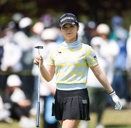 박현경이 E1 채리티 오픈에서 2연패에 도전한다. KLPGA 제공