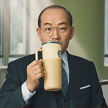 On the 21st, a composite image of former President Chun Doo-hwan and Starbucks spread on social networking services (SNS). Screenshot from X (formerly Twitter).