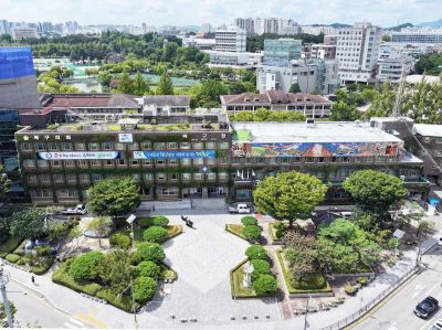 광주 북구청 전경.