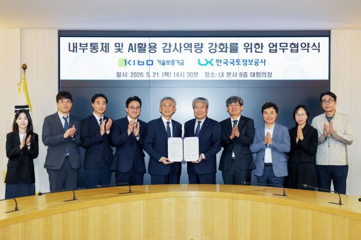기보, 한국국토정보공사와 AI 감사 역량 강화 '맞손'