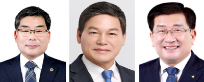 (왼쪽부터)박종원, 정철원, 최화삼 후보.