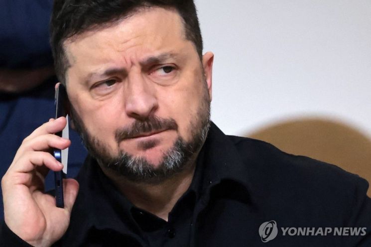 볼로디미르 젤렌스키 우크라이나 대통령. 연합뉴스.