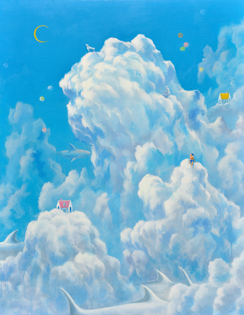 어느 날 구름-너의 이야기26-01, 2026, Acrylic on canvas, 116×91cm. 슈페리어갤러리