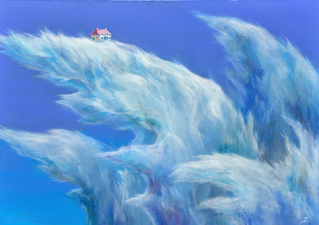 흔들리는 꽃들처럼 우리도26-01, 2026, Acrylic on canvas, 65×91cm. 슈페리어갤러리