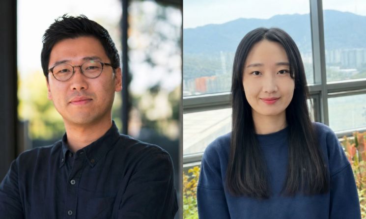 권혁준 DGIST 전기전자컴퓨터공학전공 교수(왼쪽)와 이지은 석박사통합과정생(제1저자). DGIST 제공