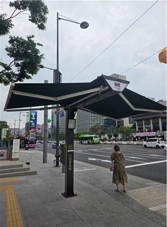 Fixed Shade Canopies and Smart Shade Canopies. Seoul City