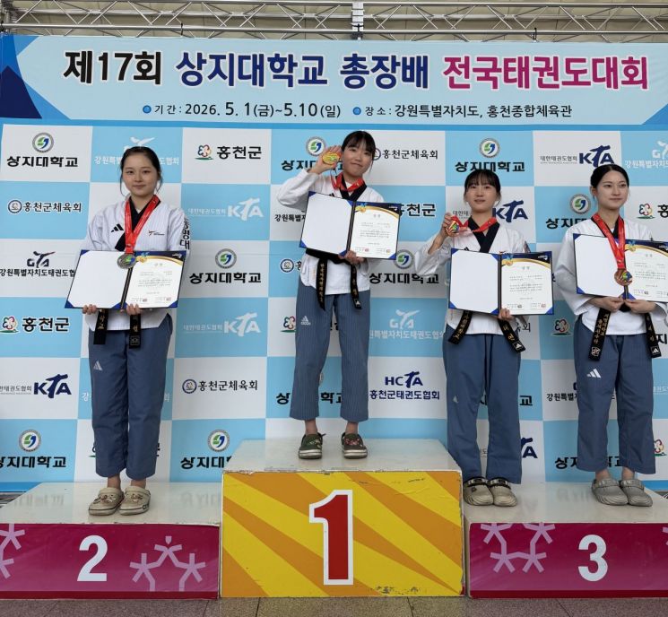 동명대 K-sports태권도학과, 전국대회 메달 행진 - 뉴스 썸네일 이미지