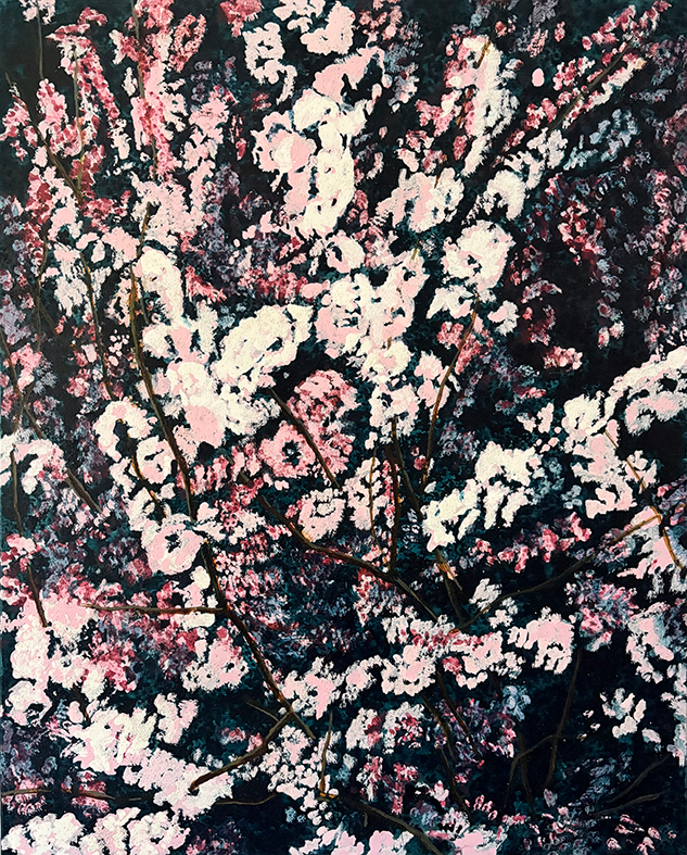 26-10_ 81x65cm_acrylic, coffee grounds on canvas_2026.