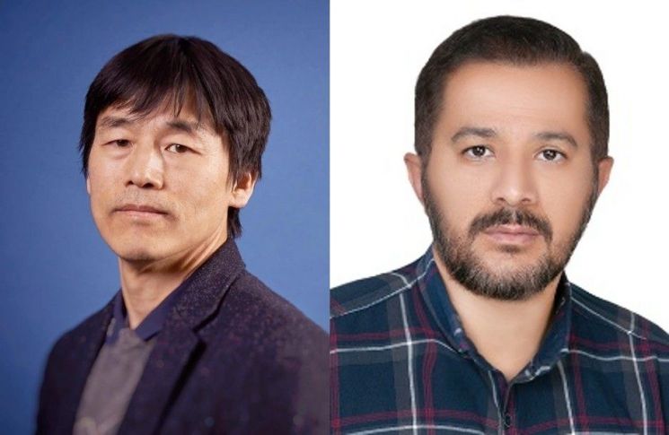 연구진 사진. 박노정 교수(좌측)과 에스마일 타기자데 시사크트 박사. UNIST 제공