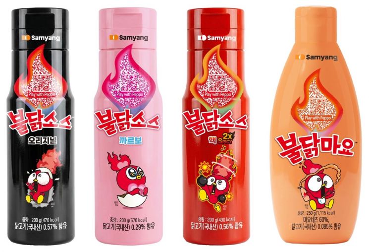삼양식품 불닭 차세대 캐릭터 페포(PEPPO) 패키지. 삼양식품 제공.