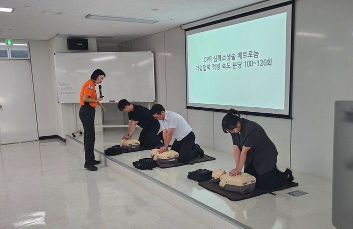 대한해운·KLCSM, 협력사 산재 예방 위한 안전보건교육 진행
