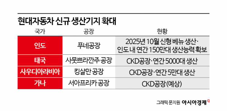 현대차, 인도·중동 이어 아프리카 생산거점 확장…"신시장 선점"