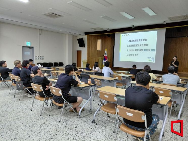 'Strawberry Seedling Latest Technology Training' Conducted On-Site<br>[Photo by Goryeong County]