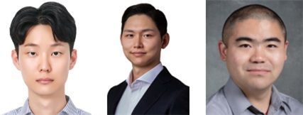 연구진 사진. (왼쪽부터) 정현동 고려대 KU-KIST융합대학원 석박통합과정(제1저자), 백서인 고려대 KU-KIST융합대학원 교수(교신저자), 쿤장(Kun Jiang) 푸단대학교 교수(교신저자). 고려대 제공