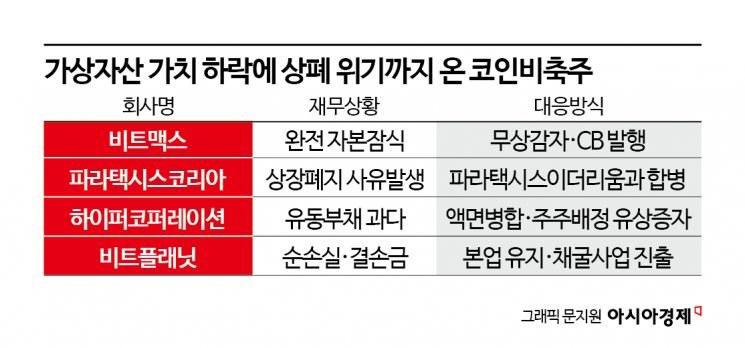 추락하는 비트코인…파랗게 질린 코스닥 코인비축株