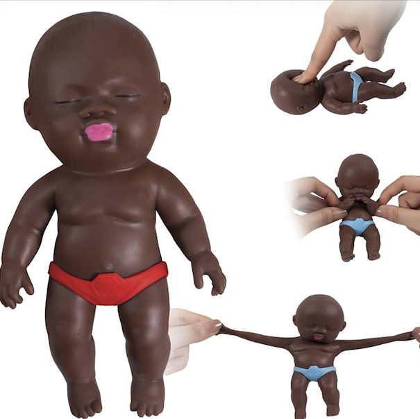 중국 내에서 일명 '나타샤'로 불리는 스트레스 해소용 말랑이 인형. 알리 익스프레스
