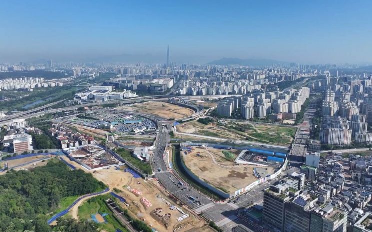 복정역 스마트시티 사업대상지 전경