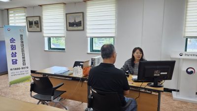 광주지방보훈청 제대군인지원센터가 18일 전남서부보훈지청에서 실시한  '찾아가는 순회상담' 모습. [사진제공=광주보훈청]