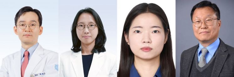(왼쪽부터) 분당서울대병원 신경과 박영호 교수, 편정민 교수, 황지윤 연구원, 인디애나대학 노광식 교수. 분당서울대병원