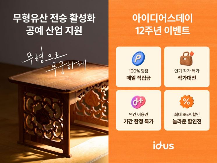 아이디어스, 12주년 기념 '아이디어스 데이' 진행 - 뉴스 썸네일 이미지