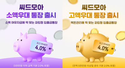 전북은행, 예치 규모 따라 금리 변동 '씨드모아' 파킹통장 2종 출시