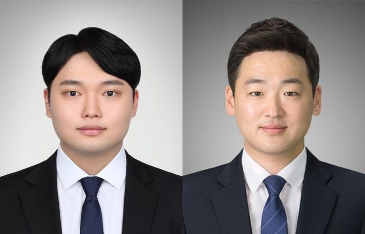 연구팀 사진. 김현우 연세대 전기전자공학부 박사과정생(왼쪽), 유기준 교수. 연세대 제공.