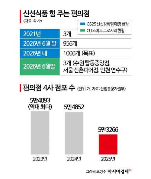 출점 대신 '장보기'…대형마트 위협하는 편의점