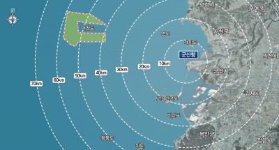 군산시해상풍력집적화단지위치도. 군산시 제공