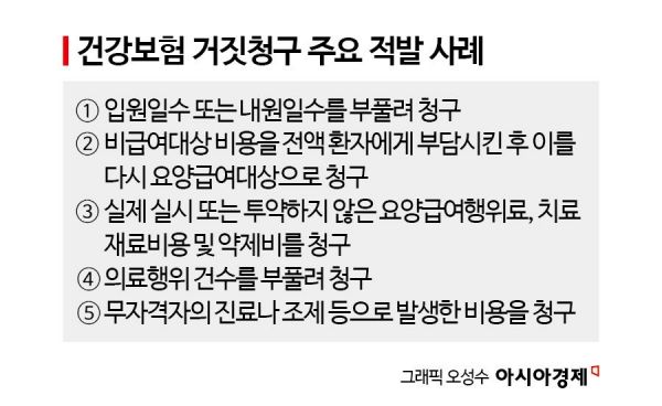 '가짜 진료·가짜 환자' 집중 단속…내달 건강보험 기획조사 재개