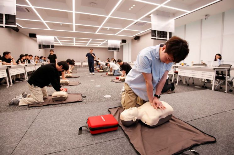 광동제약, 임직원 대상 응급처치·CPR 교육 실시
