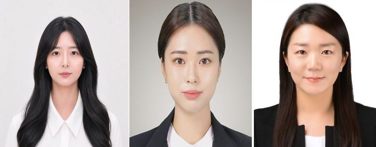 연구팀 사진. (왼쪽부터) 한의정 KBSI 호남권센터 박사후연구원(제1저자), 김다혜 연구원(공동저자), 정혜종 책임연구원(교신저자)