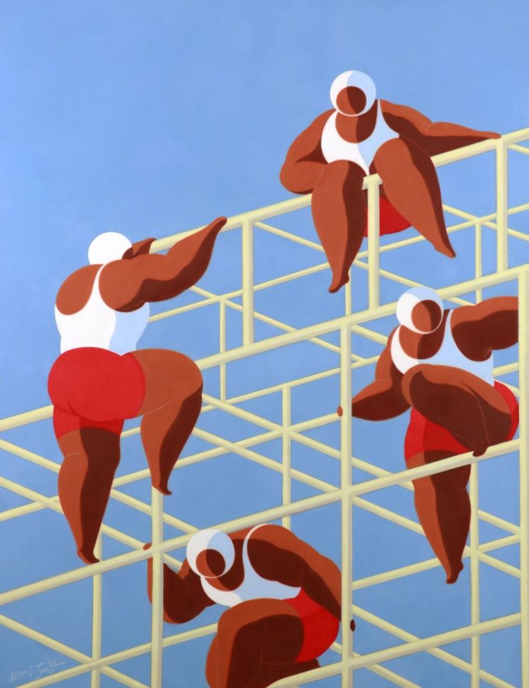 키미작, 嬉遊時節 (희유시절), 2026, Oil on linen, 145.5 x 97 cm 페이토걀러리