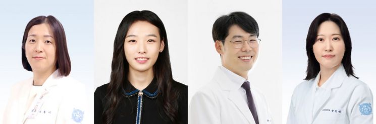 왼쪽부터 분당서울대병원 순환기내과 최홍미 교수, 김예린 전공의, 조영진 교수, 마취통증의학과 송인애 교수. 분당서울대병원