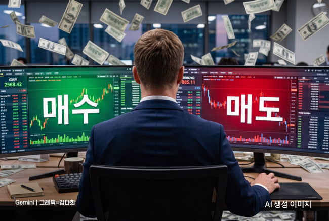5.5조 순매수 후 장초반 '팔자'...외국인 돌아오면 코스피 날개 달까 - 뉴스 썸네일 이미지