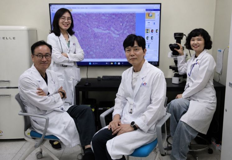 국가독성과학연구소 연구팀. (왼쪽부터)이병석, 박희진, 한지석, 현성애 책임연구원. KIT 제공