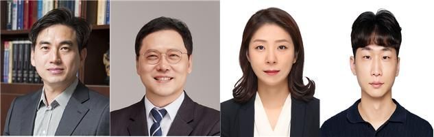 (왼쪽부터) 김유천 KAIST 교수, 이용규 한국교통대 교수, 윤아름 한양대 박사, 이수삼 KAIST 박사. KAIST