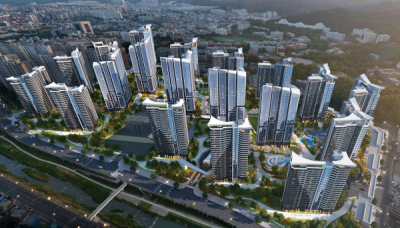 광주 동구 학동4구역 재개발사업 조감도. IPARK현대산업개발 제공