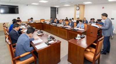 해남군의회는 폭염 및 가뭄 대책 마련을 위한 긴급현안 간담회를 개최했다. 해남군의회 제공