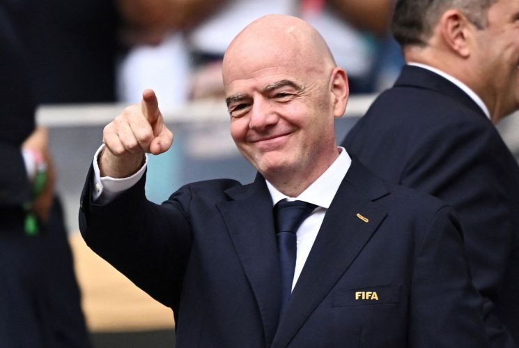 잔니 인판티노 FIFA 회장. 로이터연합뉴스